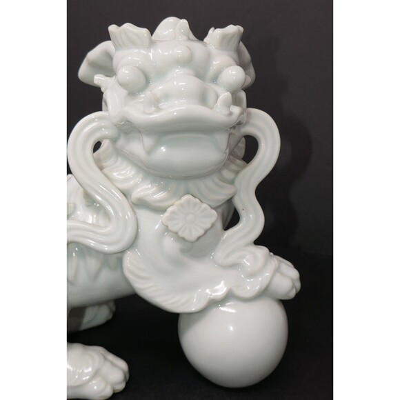 Japanese Ceramic Porcelain Guardian Foo Dogs Figurine Statues Made in Japan - Picture 11 of 16